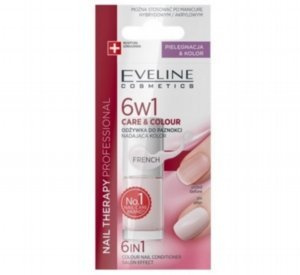 Nail Therapy Professionelle Nagelpflege, die Farbe verleiht, 6in1 French