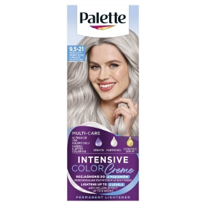 Palette Intensive Color Creme Farba do włosów świetlisty srebrny blond 9.5-21