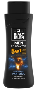 BIAŁY JELEŃ – Männer Waschgel mit beruhigendem Panthenol 5in1 300 ml