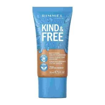 RIMMEL KIND&FREE Wegański podkład nawilżający 210 Golden Beige 30ml