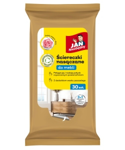 Jan Niezbędny Feuchttücher für Möbel, 30 Stück