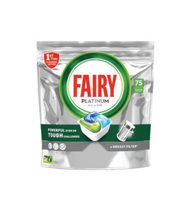  Fairy Platinum All In One Green Tabletki do zmywarki, 75 szt