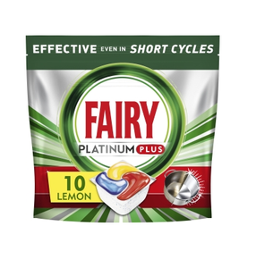  Fairy Platinum All In One Platinum Plus Lemon Tabletki do zmywarki, 10 szt