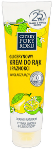 4 Pory Roku Glicerynowy krem do rąk i paznokci, wygładzający, cytryna i limonka 130 ml