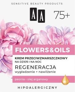 AA Flowers&Oils 75+ Odbudowa Krem przeciwzmarszczkowy na dzień i noc 50 ml