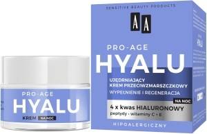 AA Hyalu Pro Age Ujędrniający krem przeciwzmarszczkowy na noc 50 ml