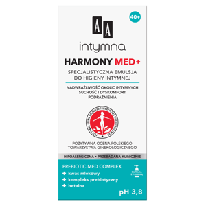 AA Intymna Med Harmony ph 3,8 specjalistyczna emulsja do higieny intymnej dozownik 300 ml