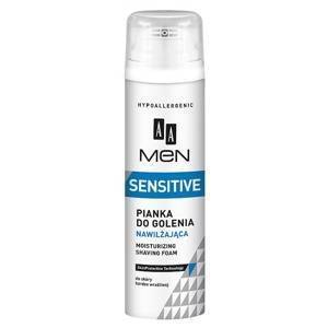 AA Men Sensitive Pianka do golenia nawilżająca dla skóry bardzo wrażliwej 250 ml