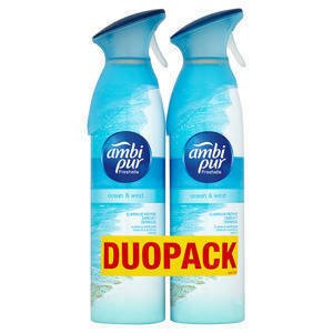 Ambi Pur Ocean & Wind Odświeżacz powietrza w sprayu 2 x 300ml