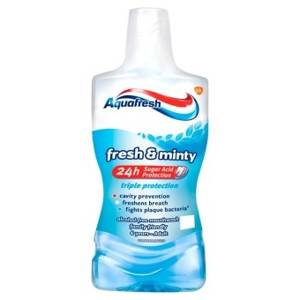 Aquafresh Fresh & Minty Płyn do płukania jamy ustnej 500 ml
