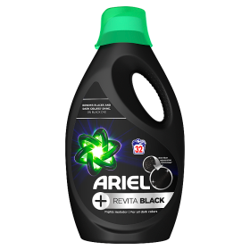 Ariel płyn do prania +Revitablack Płyn Do Prania 1.76L, 32 Prań