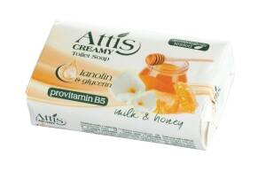 Attis mydło w kostce Creamy Milk&Honey 100g