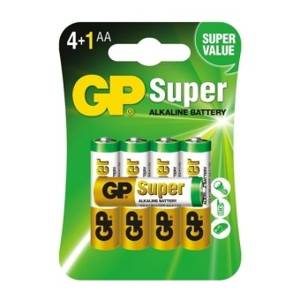 BATERIA SUPER ALKALINE AA LR06 (4+1)