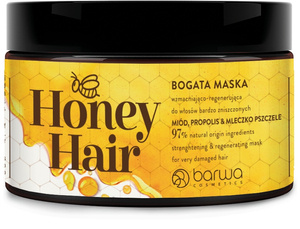 Barwa Maska miodowa regenerująca Honey Hair 220 ml