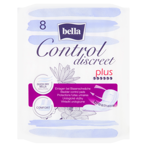 Bella Control Discreet Plus Wkładki urologiczne 8 sztuk