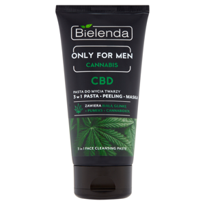 Bielenda Only for Men Cannabis CBD Pasta do mycia twarzy 150 g