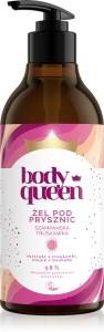 Body Queen, Żel pod prysznic, Szampańska truskawka, 400 ml