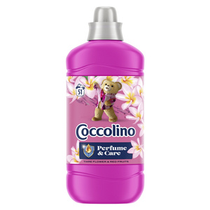 Coccolino Tiare Flower & Red Fruits Płyn do płukania tkanin koncentrat 1275 ml (51 prań)