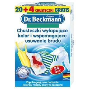 Dr. Beckmann Chusteczki wyłapujące kolor i wspomagające usuwanie brudu 20 sztuk