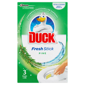 Duck Fresh Stick 4in1 Pine Żelowe paski do toalet 27g (3 sztuki)