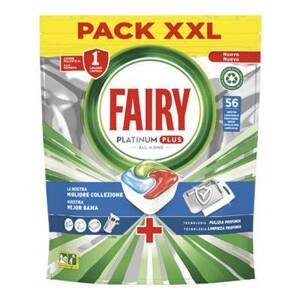 Fairy Platinum All In One Platinum Plus Blue Tabletki do zmywarki, 56 szt