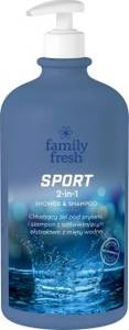 Family Fresh Sport 2in1 Shower Gel żel pod prysznic 1000ml