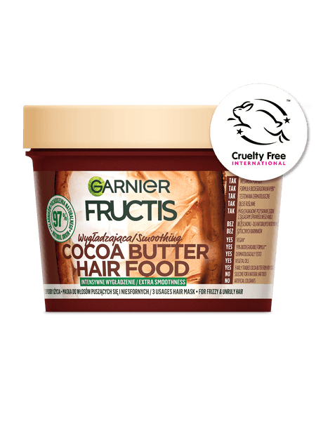 Garnier Fructis Maska do puszących się włosów Garnier Fructis Cocoa Butter Hair Food 400 ml