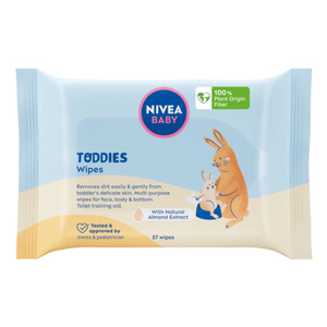 NIVEA Baby Toddies chusteczki biodegradowalne 57szt