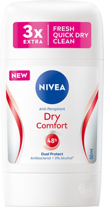 NIVEA DRY COMFORT 48 h Antyperspirant w sztyfcie, 50 ml