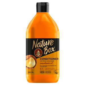 Nature Box Odżywka do włosów z olejem makadamia 385 ml
