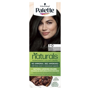 Palette Permanent Naturals Color Creme Farba do włosów czerń 900 (1-0)