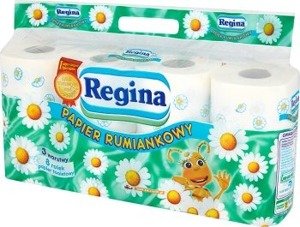 Regina Rumiankowy papier toaletowy 3 warstwy 8 rolek