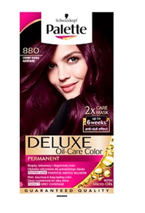 Schwarzkopf Palette Deluxe Oil-Care Color farba do włosów trwale koloryzująca z mikroolejkami 880 Ciemny Bordo