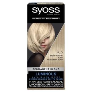 Syoss Permanent Coloration farba do włosów 9-5 Mroźny perłowy blond / Frozen Pearl Blond