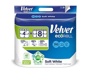 Velvet Papier toaletowy Velvet Ecoroll 4 rolki