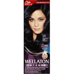 Wella Wellaton Intense Krem koloryzujący granatowa czerń 1/0