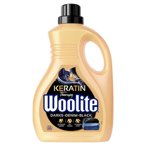 Woolite Płyn do prania tkanin czerń ciemne kolory & jeans z keratyną 1.8 l (30 prań)