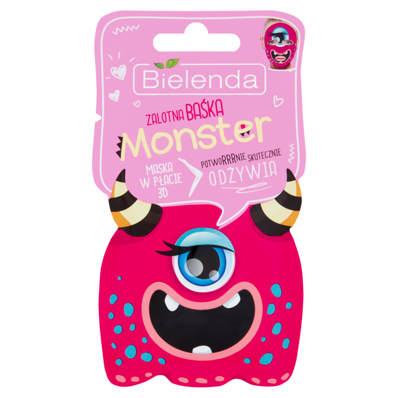 Bielenda monster маска тканевая 3d шальной гонзо осветляющая 1шт 12