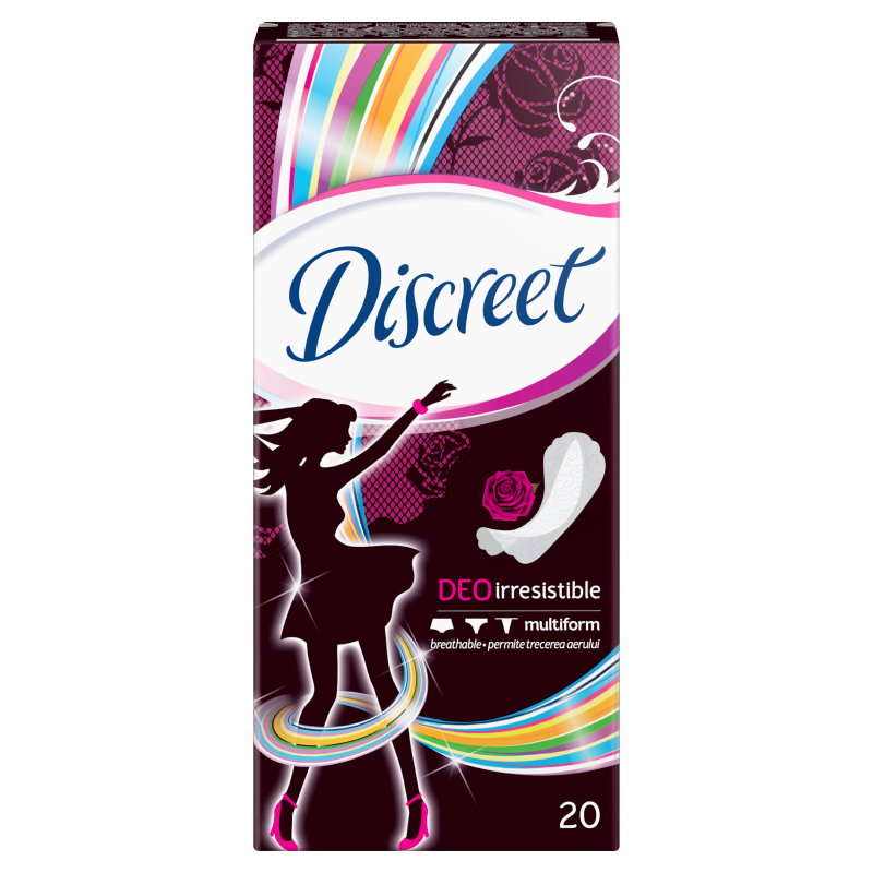 Discreet Multiform Irresistible Oddychające Wkładki Higieniczne x 20 ...
