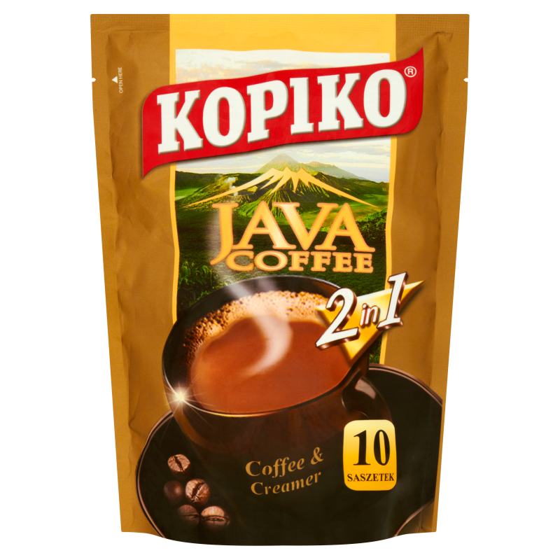 Kopiko Java Coffee 2in1 Rozpuszczalny napój kawowy 120g (10 saszetek