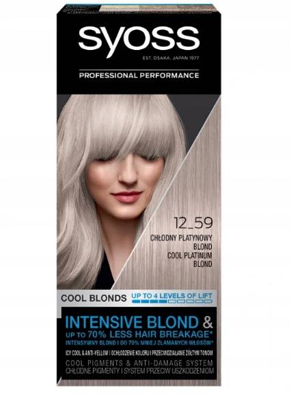 Syoss Blonds Farba do włosów chłodny platynowy blond Supermarket Internetowy