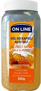  On Line Sól Do Kąpieli Mleko I Miód 800G