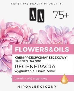 AA Flowers&Oils 75+ Odbudowa Krem przeciwzmarszczkowy na dzień i noc 50 ml