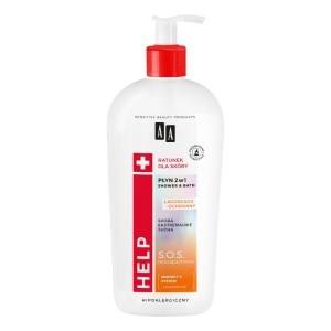 AA Help Płyn 2w1 Shower & Bath łagodząco-ochronny 400 ml