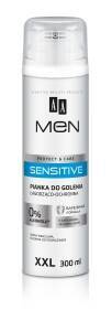 AA MEN SENSITIVE CARE Pianka do golenia łagodząco-ochronna 300 ml