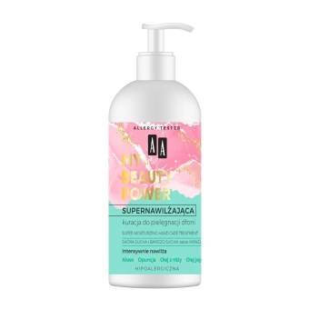 AA MY BEAUTY POWER Supernawilżająca kuracja do pielęgnacji dłoni (opuncja,aloes) 275 ml