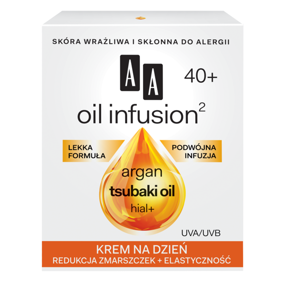 AA Oil Infusion2 40+ krem na dzień redukcja zmarszczek + elastyczność 50 ml