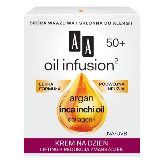 AA Oil Infusion2 50+ krem na dzień lifting + redukcja zmarszczek 50 ml