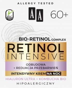 AA Retinol Intensive 60+ intensywny krem na noc odbudowa+redukcja przebarwień 50 ml