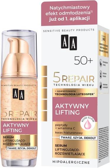 AA Technologia Wieku 5Repair 50+ Serum liftingująco-rozświetlające 35 ml